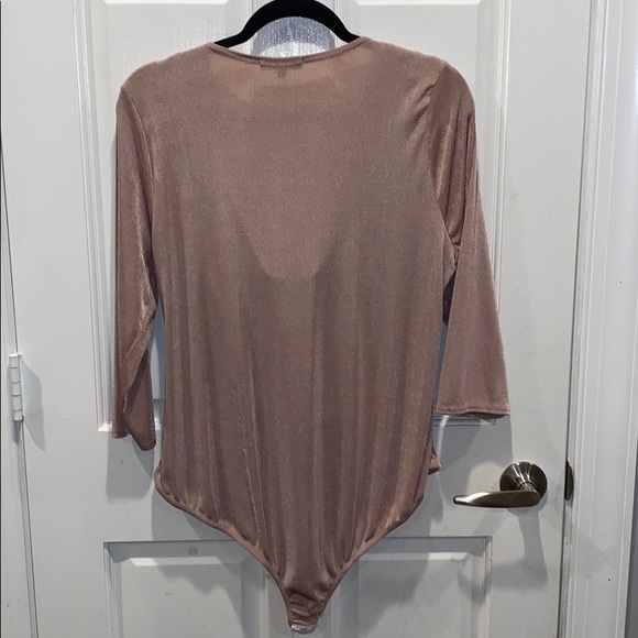 Bodysuit with draped front - Picture 2 of 4